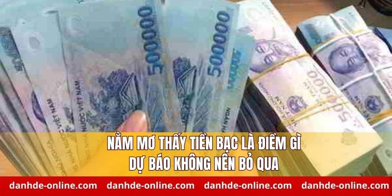 mơ thấy tiền bạc