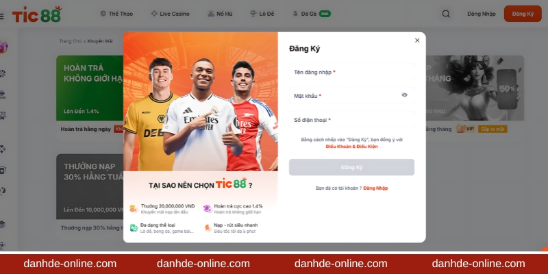 4 bước tạo tài khoản chơi game thả ga tại nhà cái 