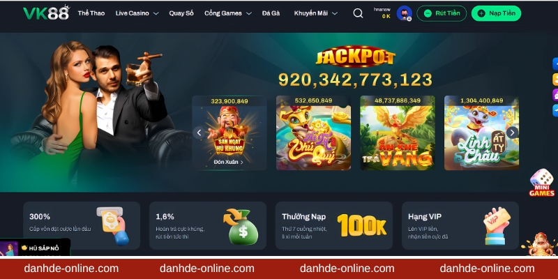 Tỷ lệ thưởng cao hơn sân chơi khác lên tới 1.0%